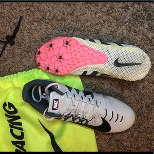 Nike track cleats with bag and spike wrench